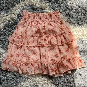 Floral Pink Skirt